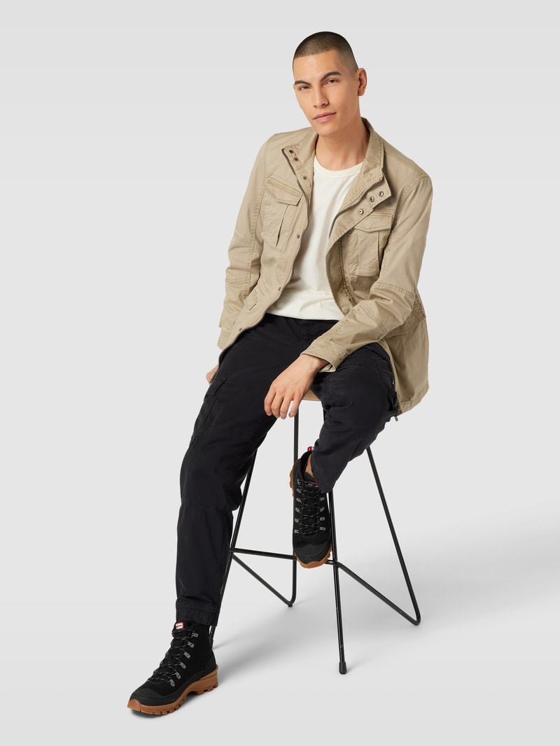 Jacke mit Stehkragen Modell 'TAWNY' in beige