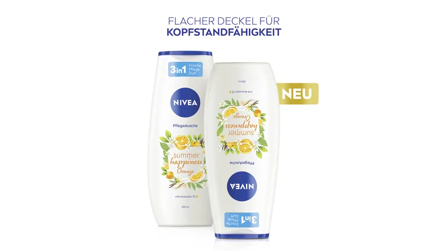 NIVEA Pflegedusche Summer Happiness  Orange 250 ml