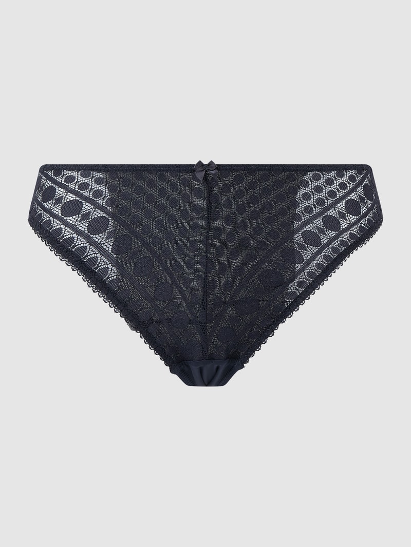 Slip aus Spitze in blau