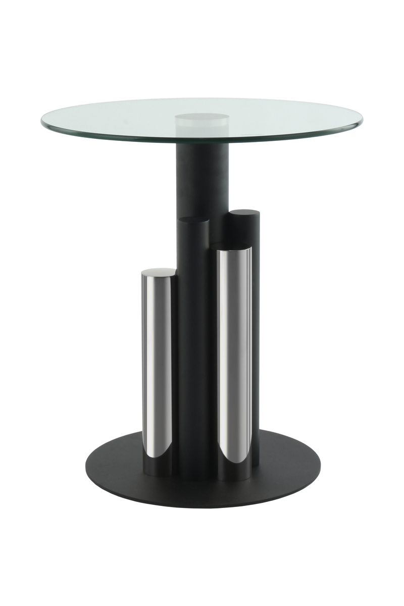 Kayoom Beistelltisch Ontario 225 Silber / Klar