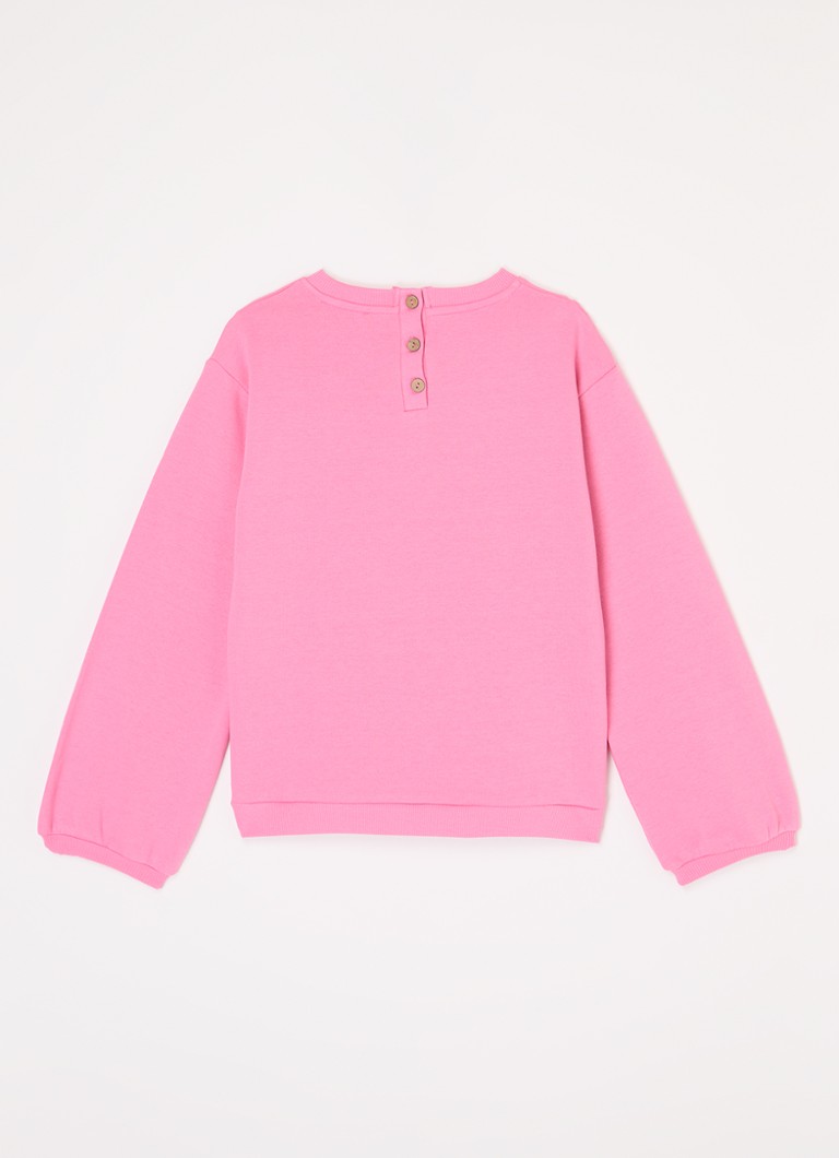 Sweter z bawełny organicznej z haftem Ammehoela Phoebe