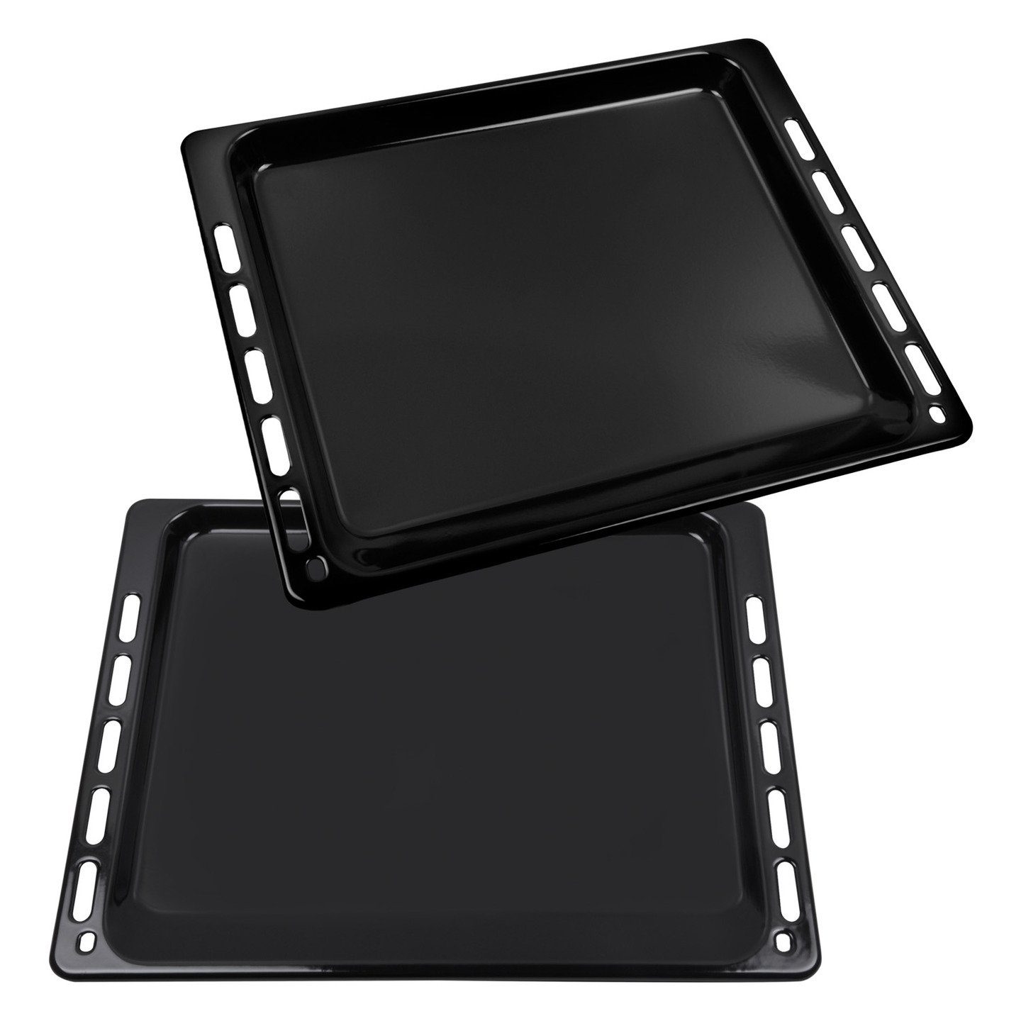 VIOKS Backblech Ersatz für Bauknecht 481241838128 481010539879, (2-St), Set Backblech und Fettpfanne für Backofen