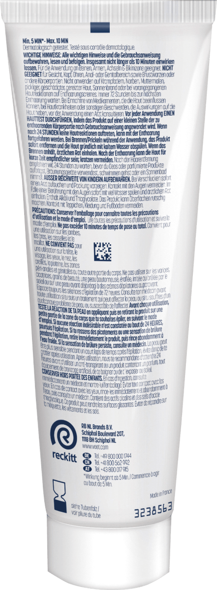 Enthaarungscreme Bikini & Achseln, 100 ml