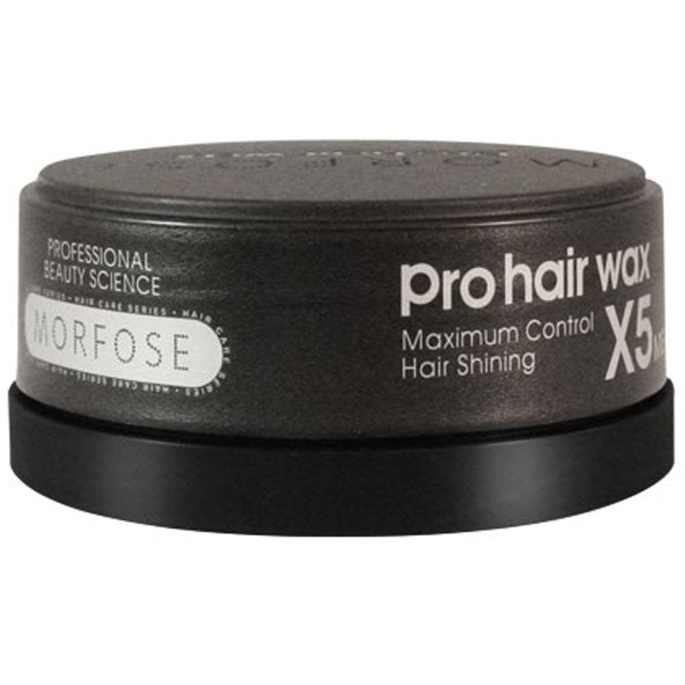 Morfose Pro Hair Wax X5 Schwarz 150 ml