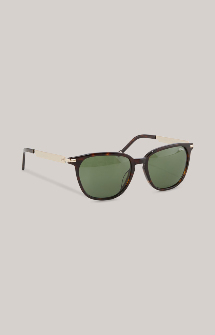 Sonnenbrille in Braun/Grün