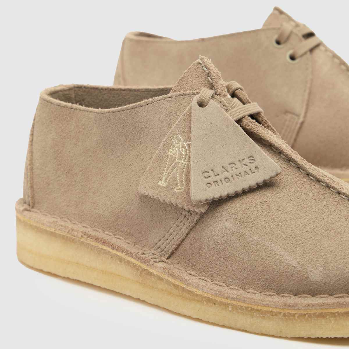 Clarks Originals – Desert Trek – Beige platta skor