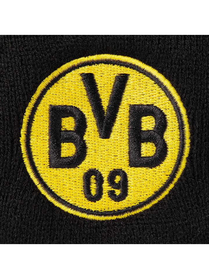 BVB BVB Logo Beanie wendbar Kinder in Schwarz günstig kaufen onesize