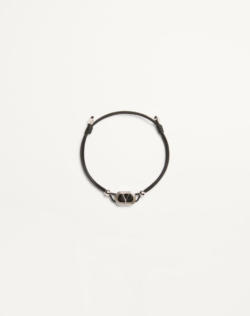 Pulseira Valentino Ovalette em algodão