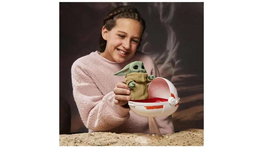 Hasbro - Star Wars Wild Ridin' Grogu, The Child Animatronic, Kombinationen aus Klang und Bewegung