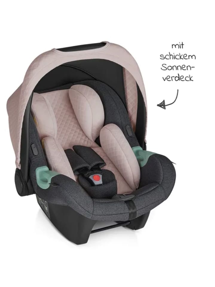 ABC-Design Babyschale Tulip inkl. Zusatzverdeck (Autositz Gruppe in grau,rosa günstig kaufen onesize