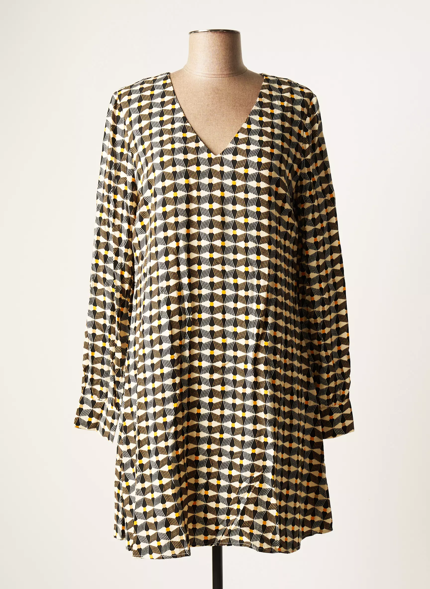 Surkana Robes Courtes Femme couleur beige