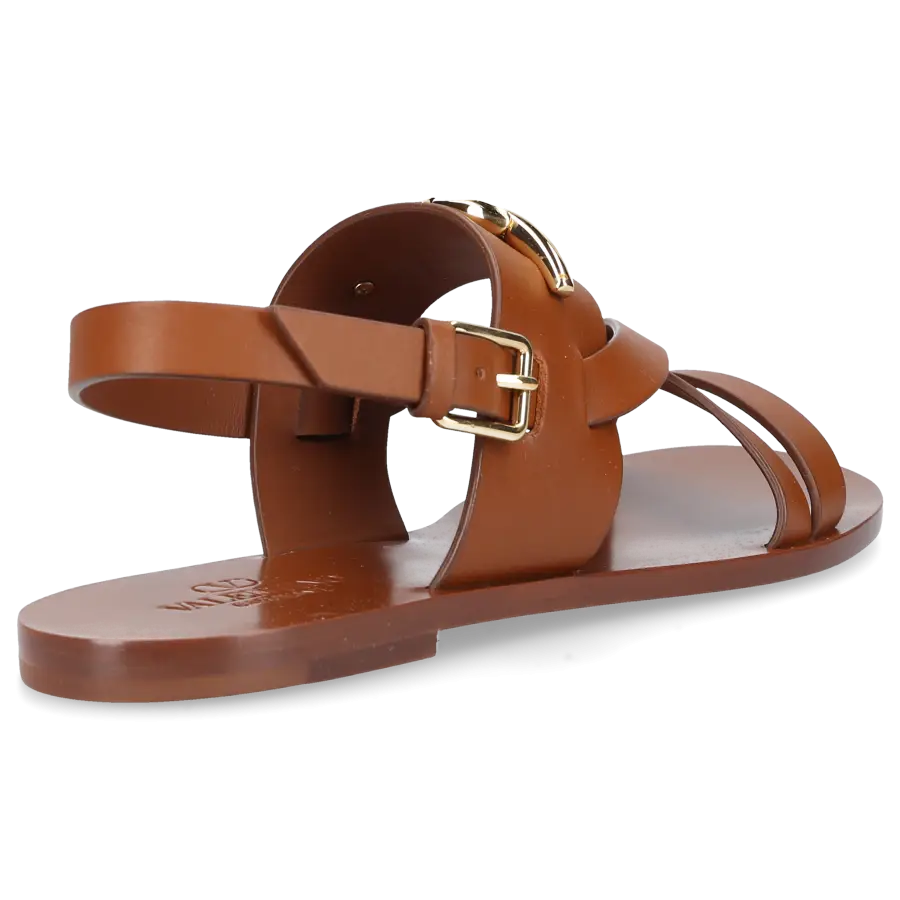Valentino Garavani - Sandalen VLOGO Kalbsleder - braun