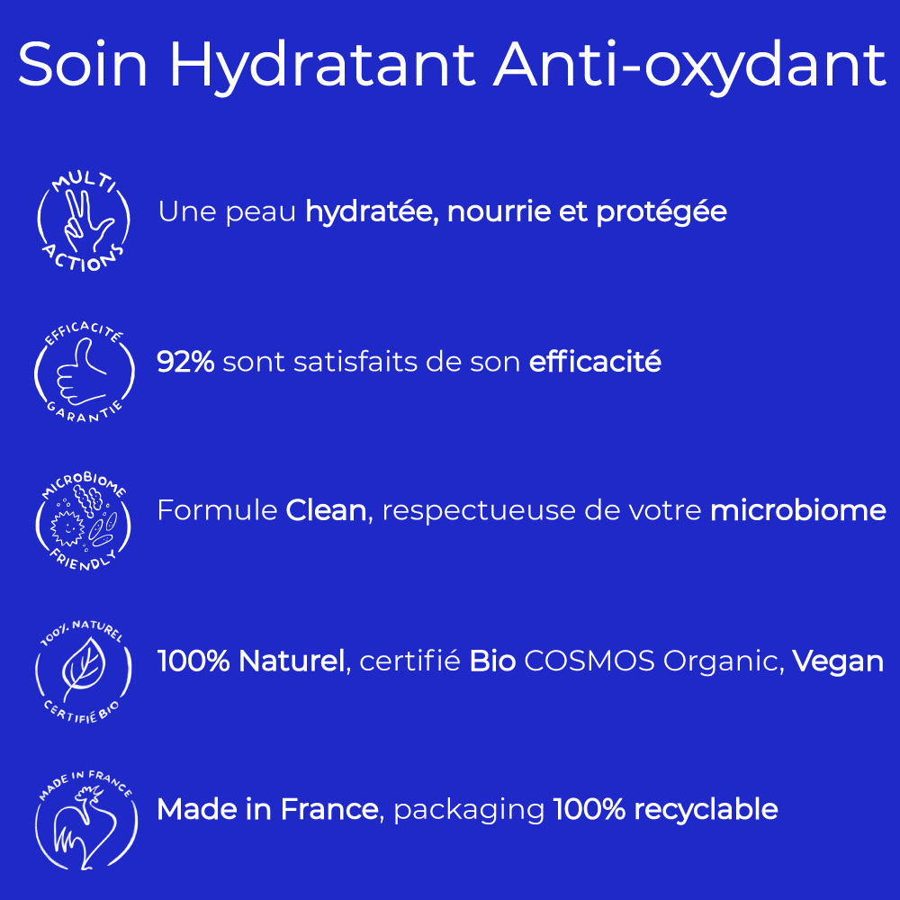 demain Go For Protection Soin Hydratant Visage Anti-Oxydant Éclat Universel