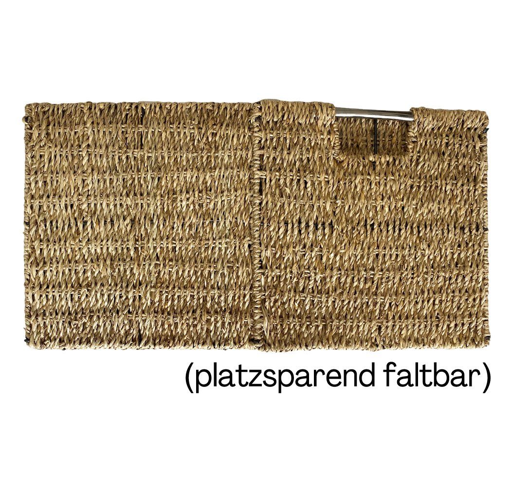 KMH Aufbewahrungsbox Schrankkorb *Melina* Seegrass natur (204041)