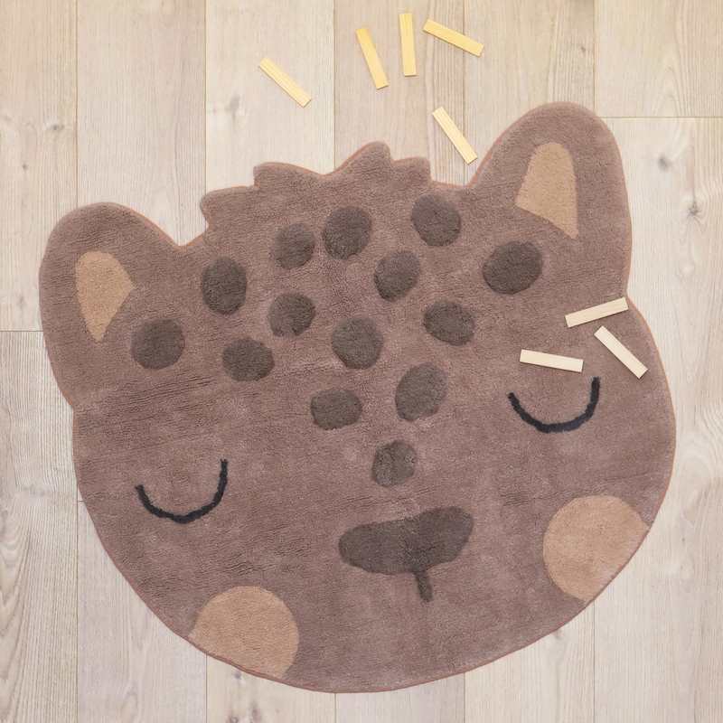 Tapis léopard 95x105cm LITTLE SÖREN