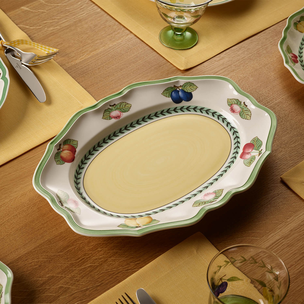 Villeroy & Boch Plat ovale French Garden Fleurence vaisselle