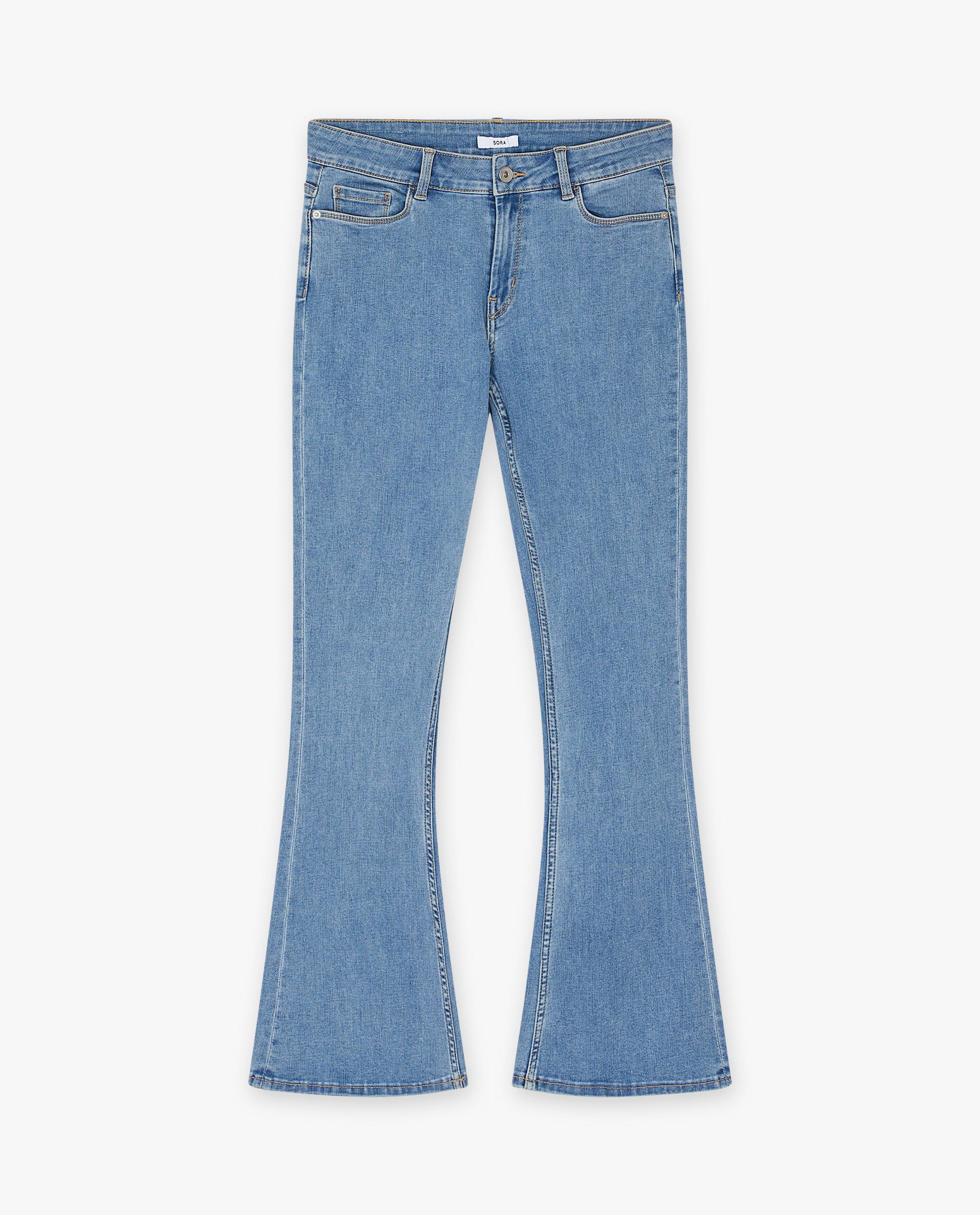 Sora Blue farmer, bootcut szabású, világoskék