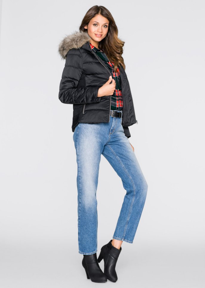 Leichte Steppjacke aus recycelt Polyester