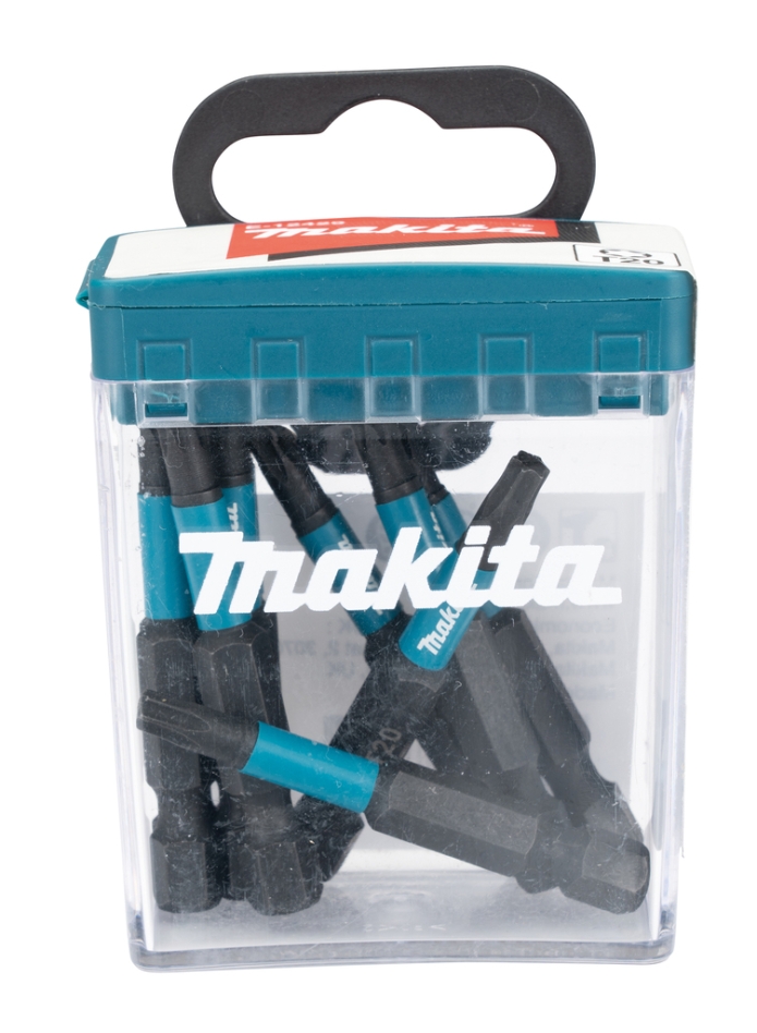 Príslušenstvo Makita E-12429 Bit pre rázový skrutkovač T20x50mm rázový čierny, 10 kusov