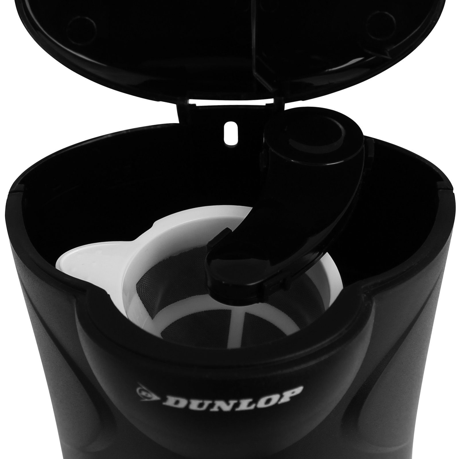 Dunlop Reisekaffeemaschine Kaffeemaschine für 1 Tasse mit Modellwahl, Dauerfilter, Kaffeetasse Kaffee Tasse Auto LKW PKW Unterwegs To Go