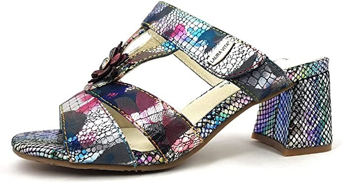 LAURA VITA Klassische Sandalen schwarz