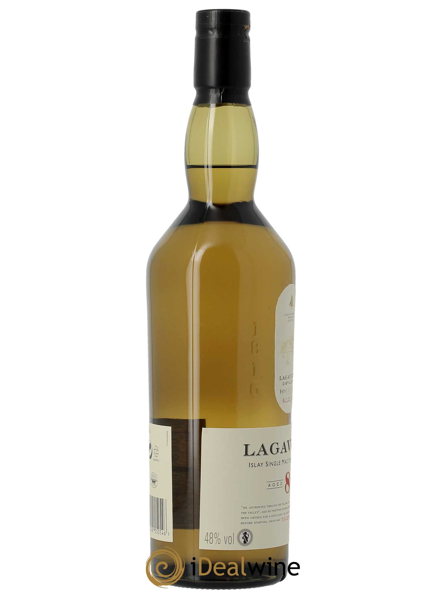 Whisky Lagavulin 8 ans Coffret Saveurs d'Écosse - 2 verres (70cl)  - Lot de 1 Bouteille