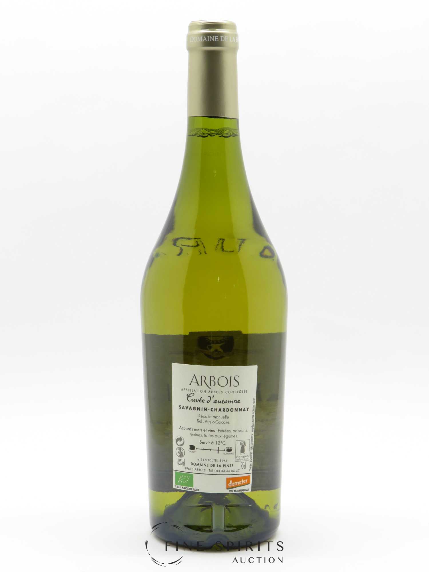 Arbois Cuvée d'Automne Domaine de la Pinte   - Lot de 1 Bouteille