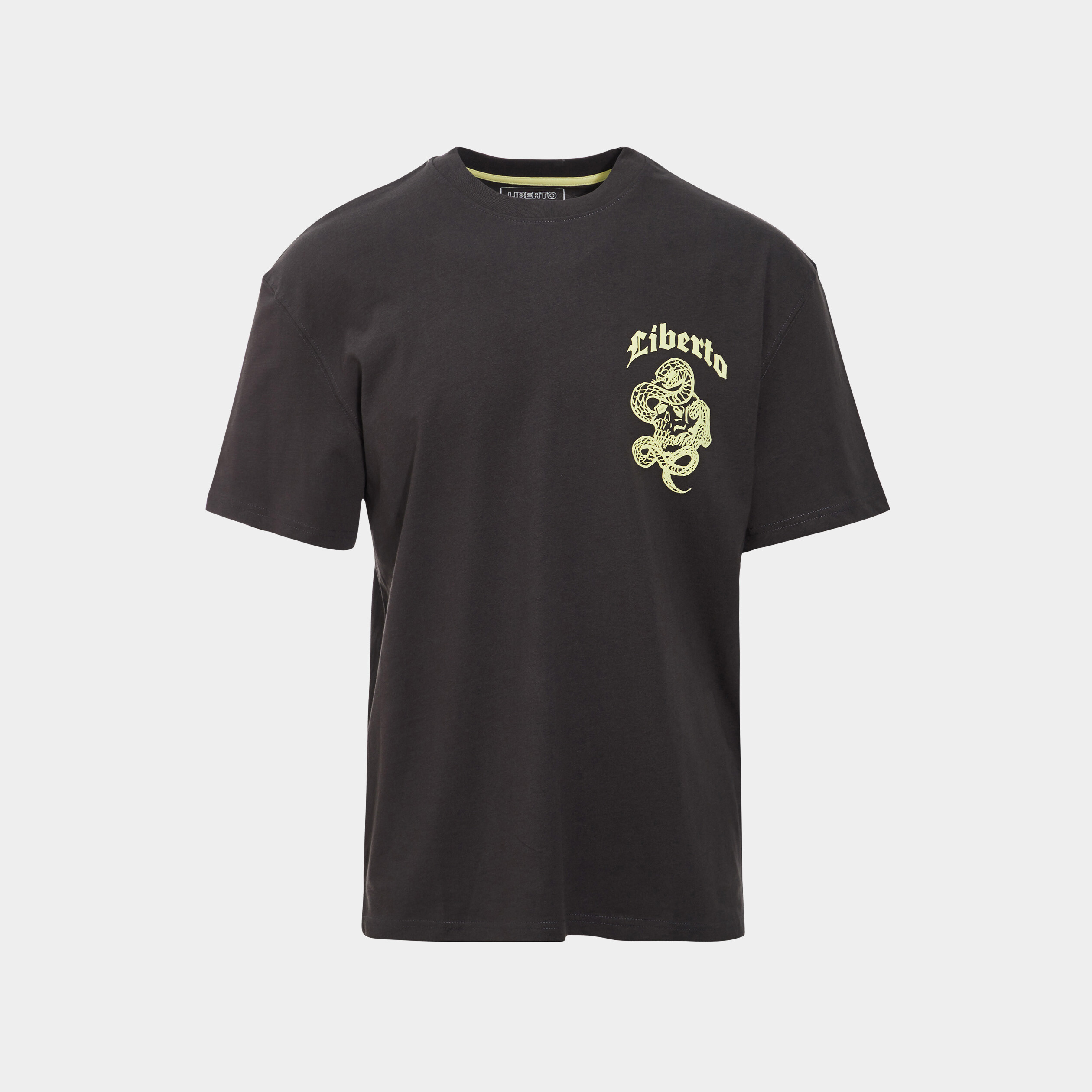 T-shirt manches courtes Liberto gris foncé homme | La Halle