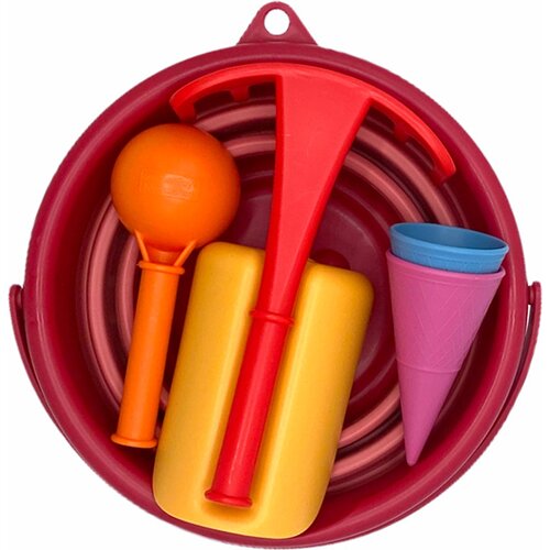 SCHILDKRÖT 7IN1 SAND TOYS SET, INNOVATIVES SAND-SPIELSET IM HANDTASCHENFORMAT, KOMPAKT UN