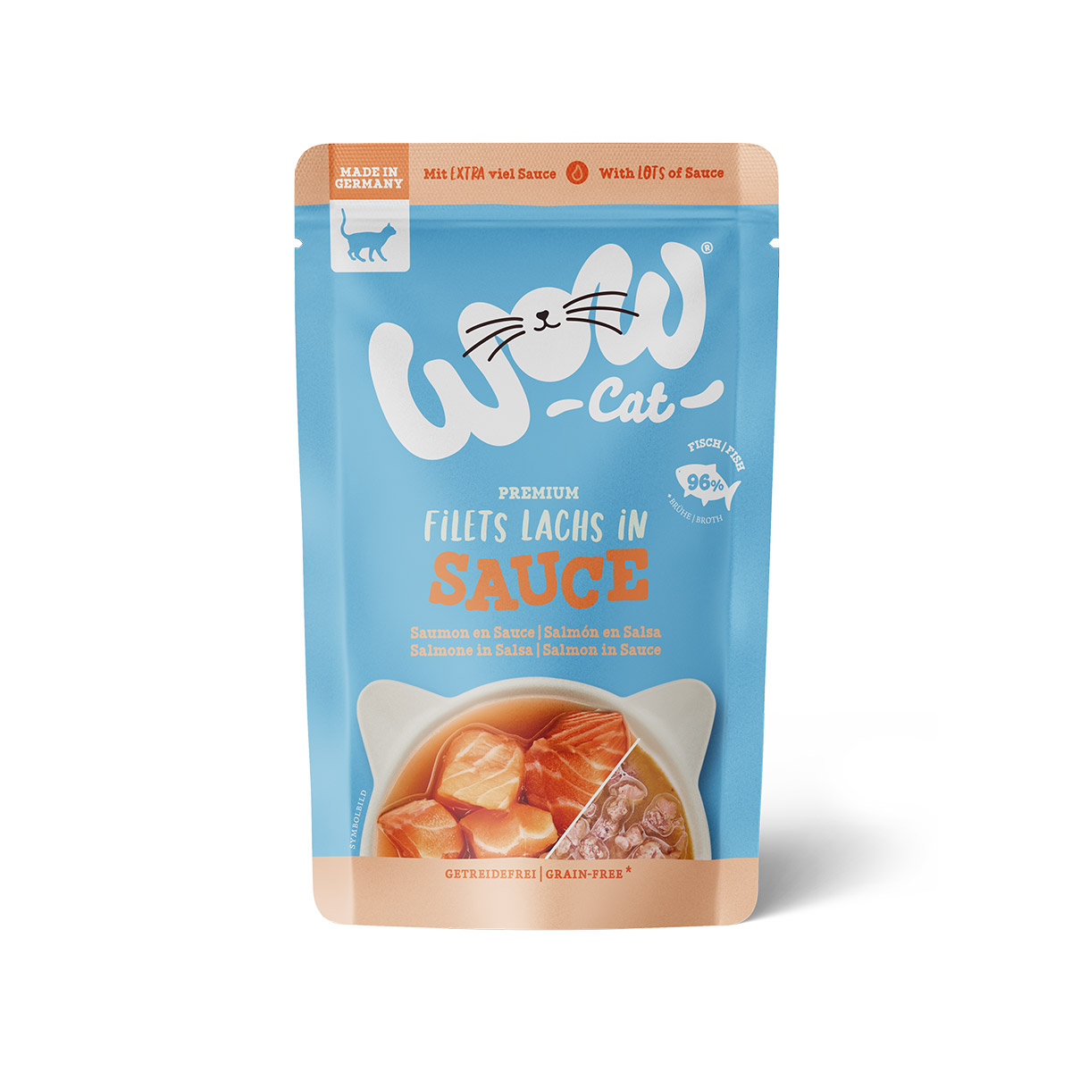 WOW CAT Lachs in Sauce günstig kaufen bei ZooRoyal