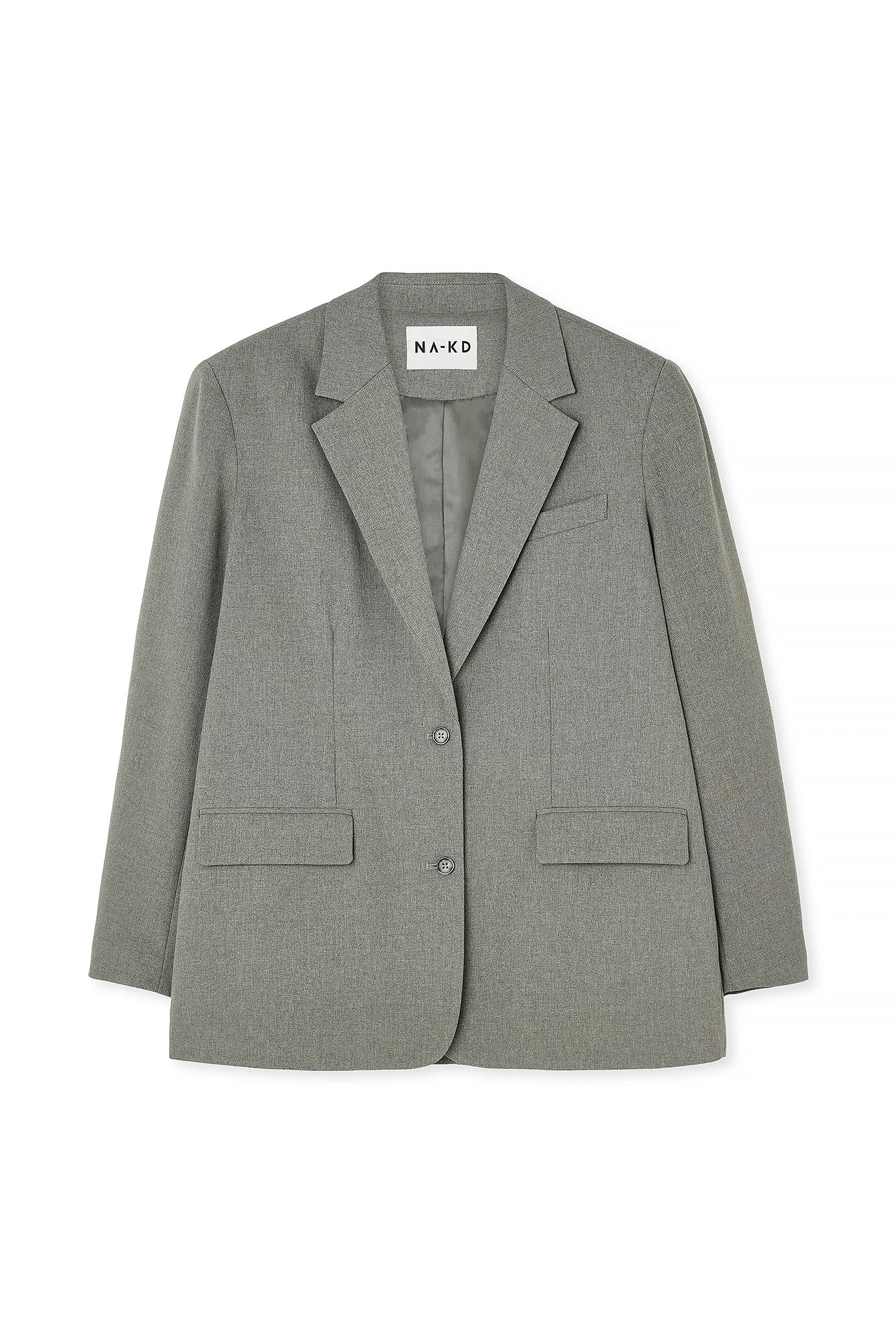 Oversize-Blazer aus Melange