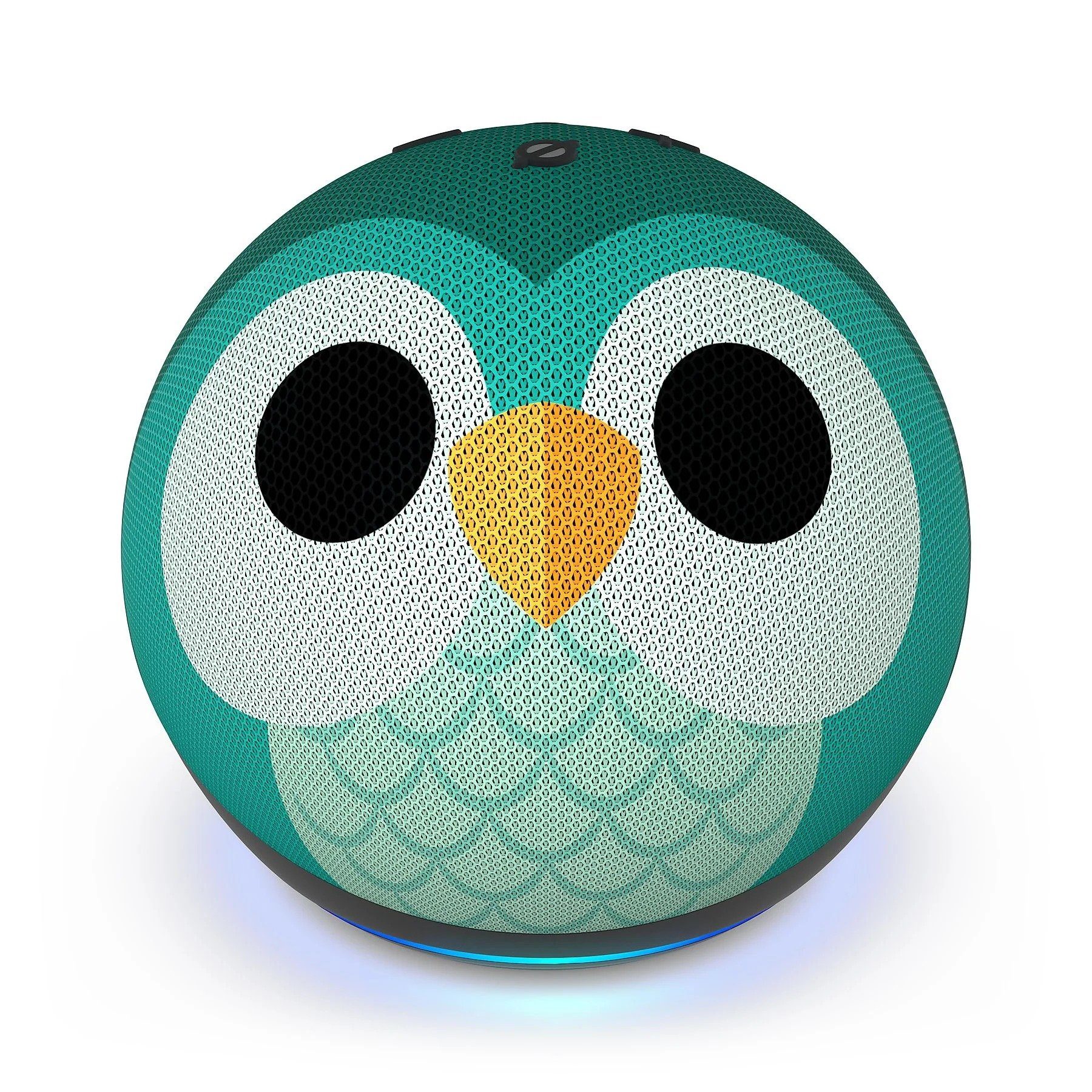 Amazon Echo Dot Kids (5.Gen) Eulen-Design Kinder Edition mit Alexa Lautsprecher (Bluetooth, WLAN (WiFi), mit Sprachsteuerung, Streaming)