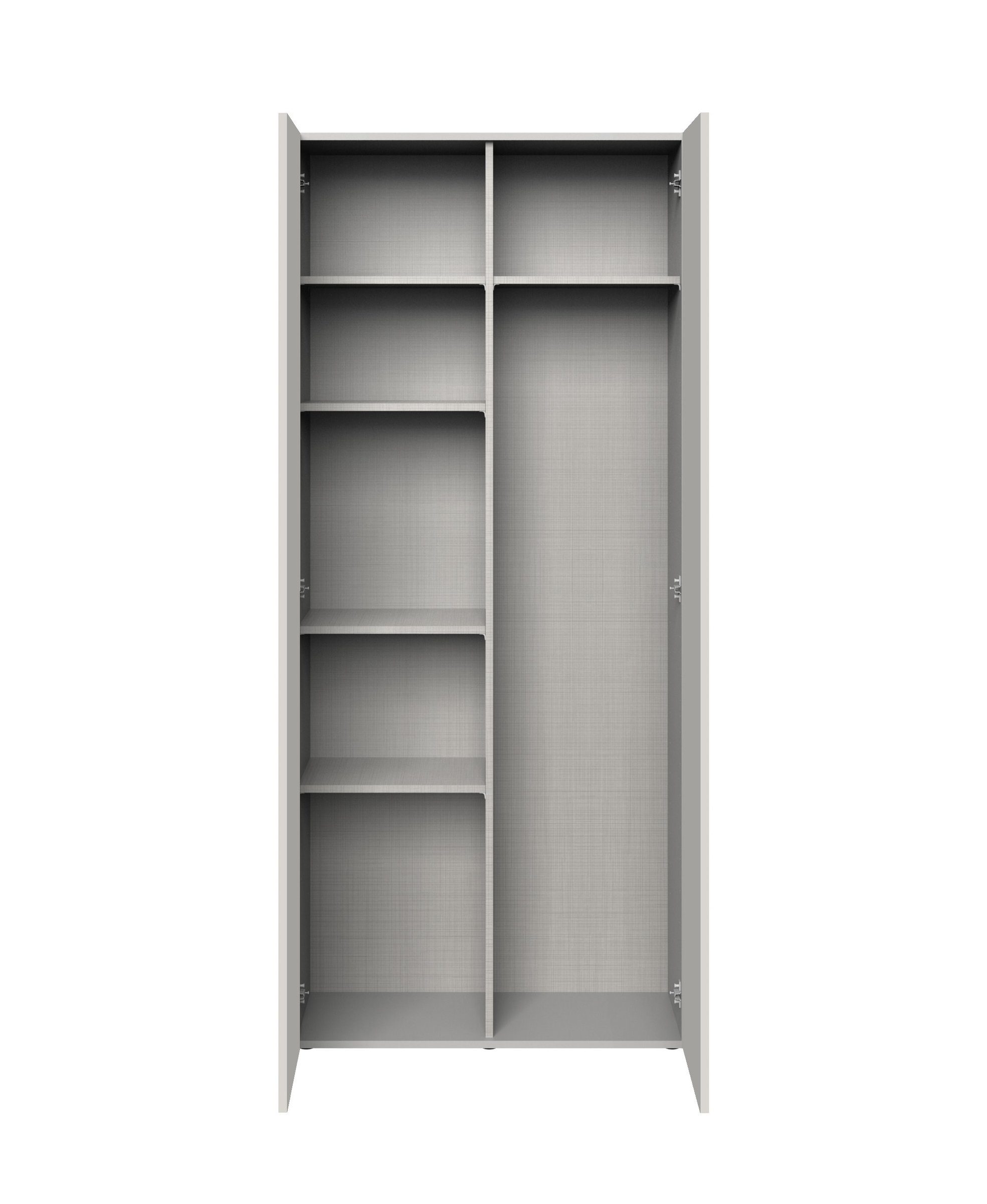 freiraum Mehrzweckschrank Multiraumkonzept (BxH: 80x185 cm) in EICHE SAEGERAU-NACHBILDUNG mit 2 Türen und 5 Einlegeböden
