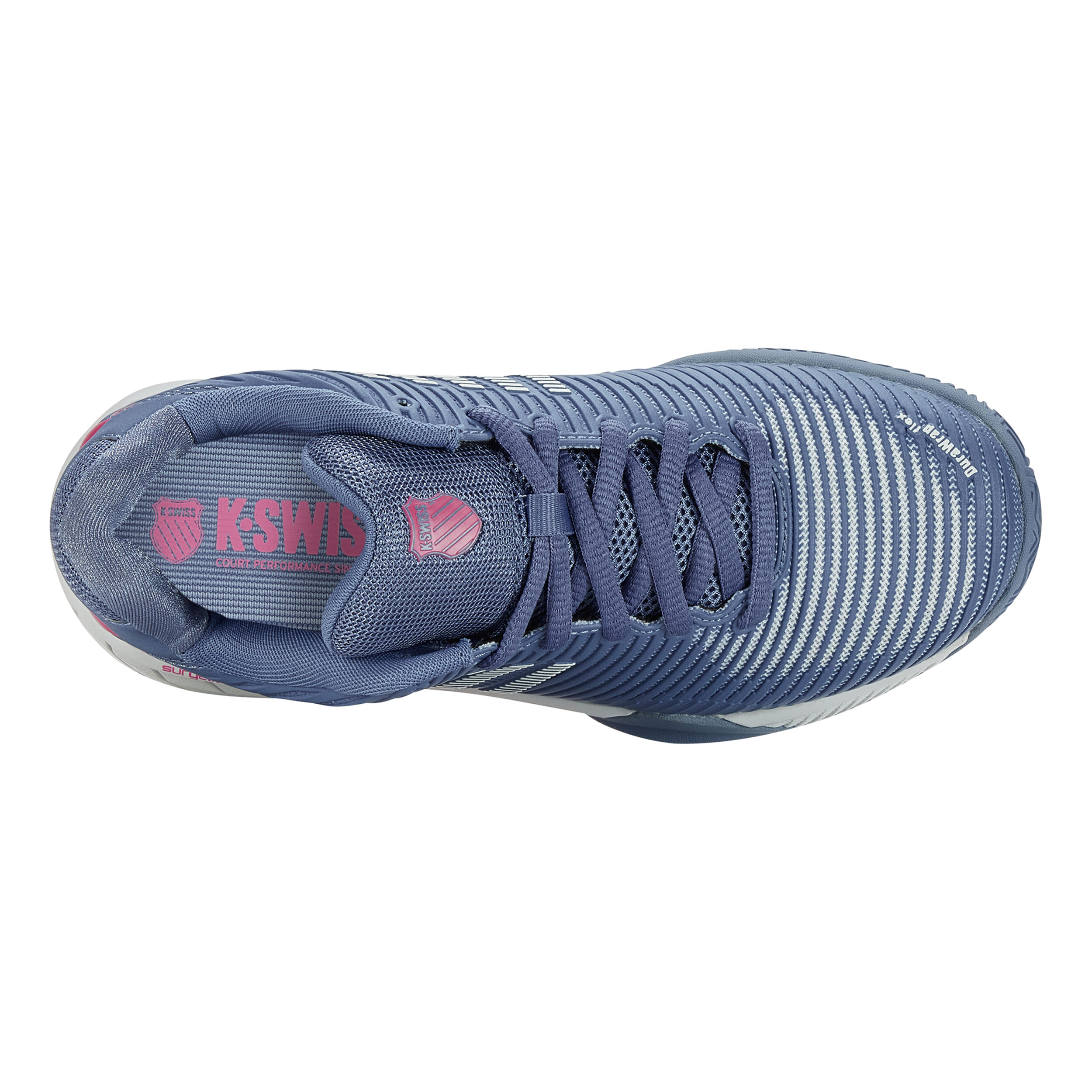 Hypercourt Express 2 Sandplatzschuh Damen - Flieder, Blaugrau