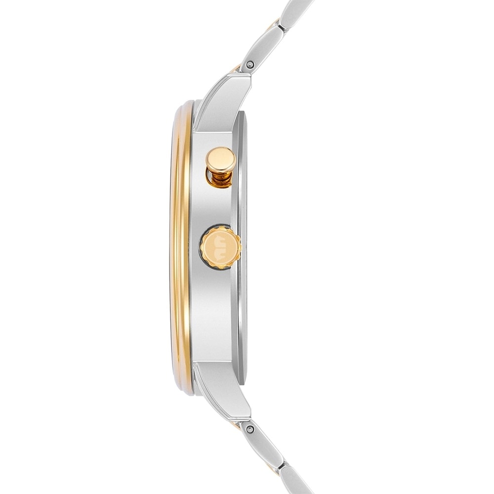 Rhodenwald & Söhne Multifonctions Moontime II Or jaune Acier inoxydable en Argent/or jaune Montre