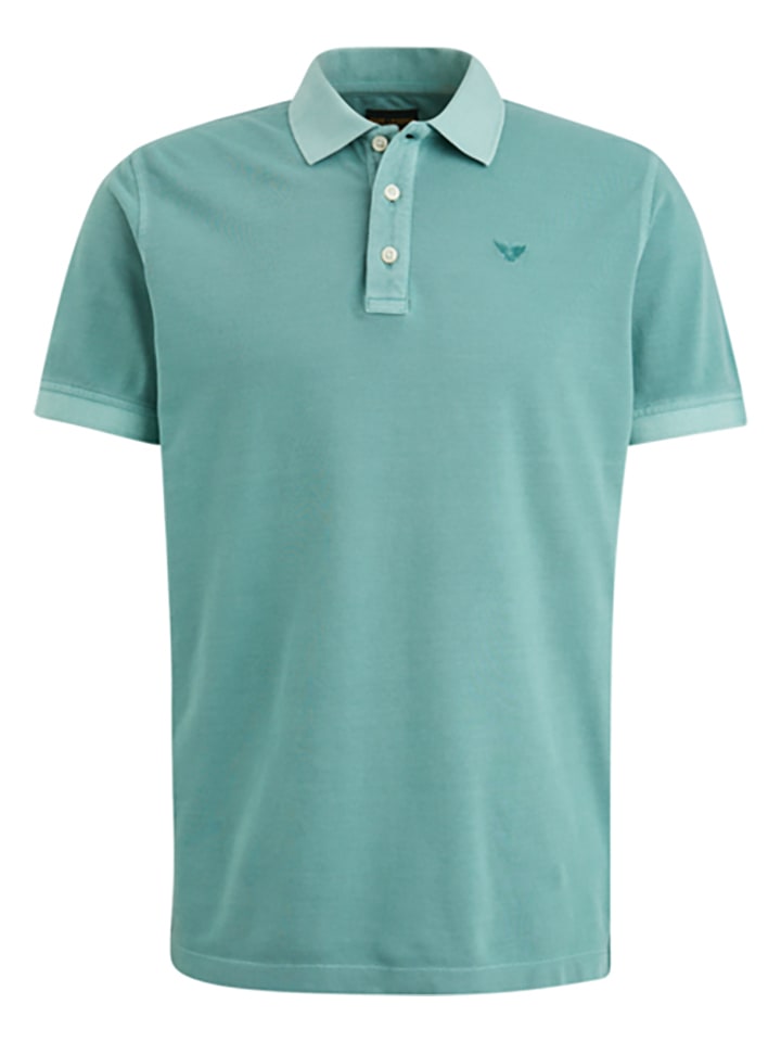 PME Legend Poloshirt in Türkis günstig kaufen