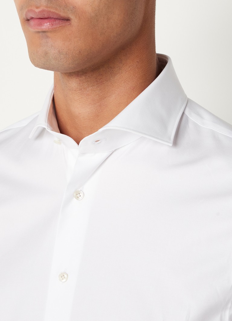 Profuomo srajca regular fit z izrezanim ovratnikom