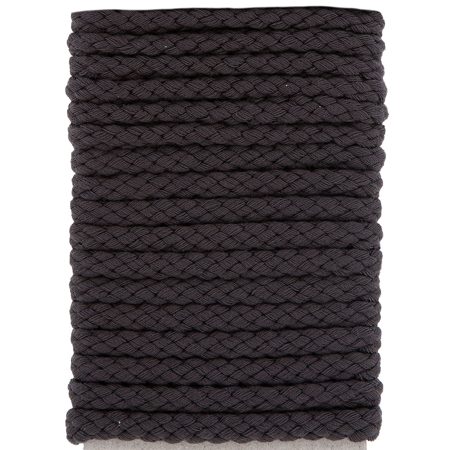 buttinette Kordel für Bekleidung, dunkelgrau, 8 mm Ø, Länge: 5 m