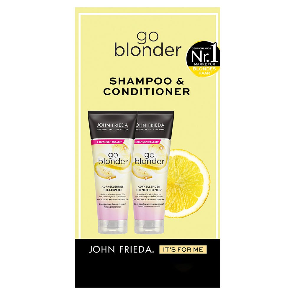 John Frieda Sheer Blonde Go Blonder Shampoo + Conditioner Vorteils-Set