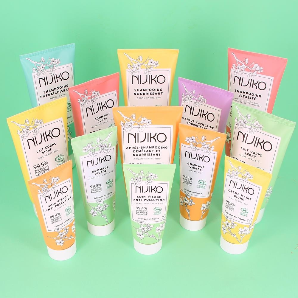 nijiko Masque Cheveux Bio Nourrissant - Monoï Karité Soin et démélant