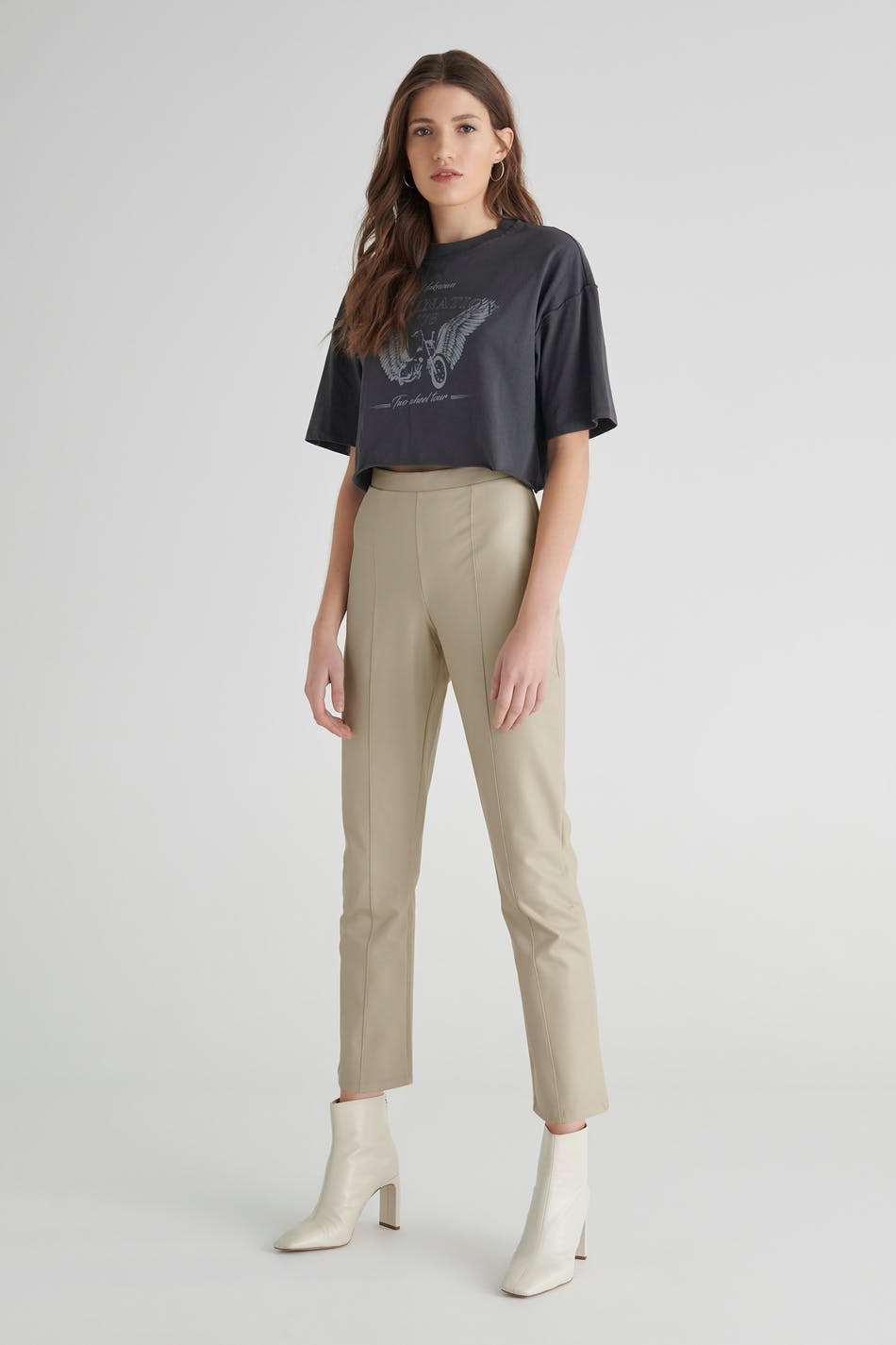 Malva pu trousers