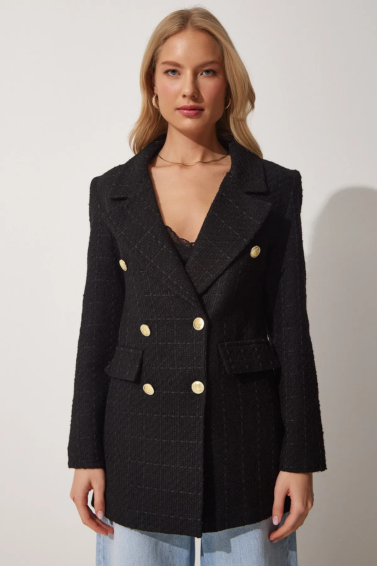 Happiness İstanbul  Blazer - Schwarz - Regular Fit
