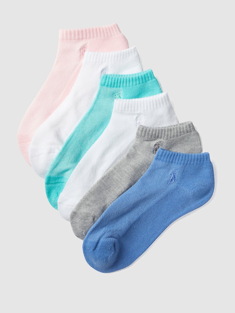 Socken mit Stretch-Anteil im 6er-Pack in hellrosa