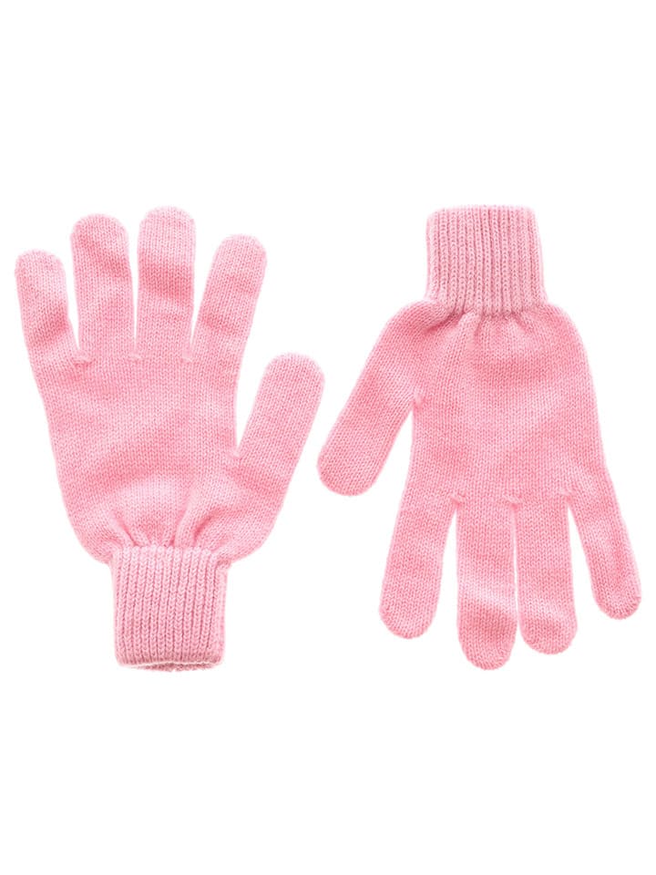 Zwillingsherz Kaschmir-Handschuhe in Rosa günstig kaufen onesize