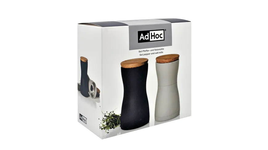 AdHoc Pfeffer- und Salzmühle Set Twin