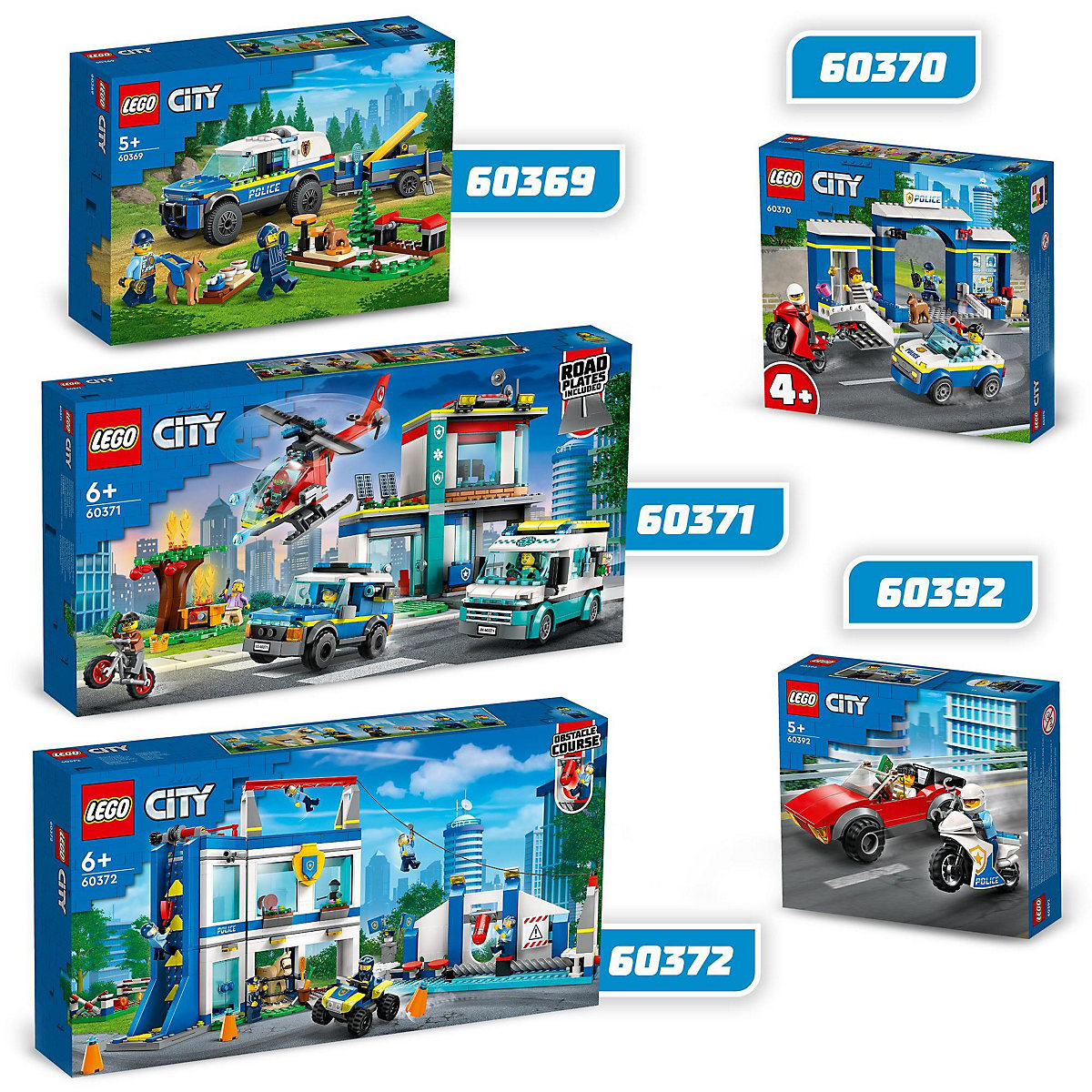 LEGO® City 60392 Verfolgungsjagd mit dem Polizeimotorrad