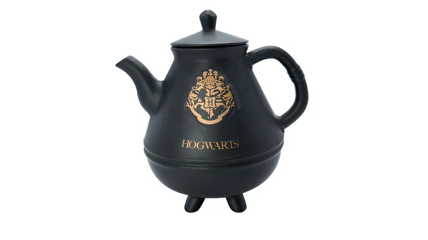 HARRY POTTER Teekanne mit Hogwarts Kessel Set 3 Teile