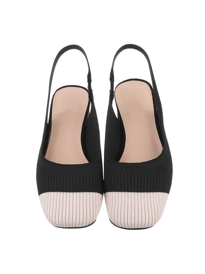 Ital-Design High Heel in Schwarz und Beige günstig kaufen