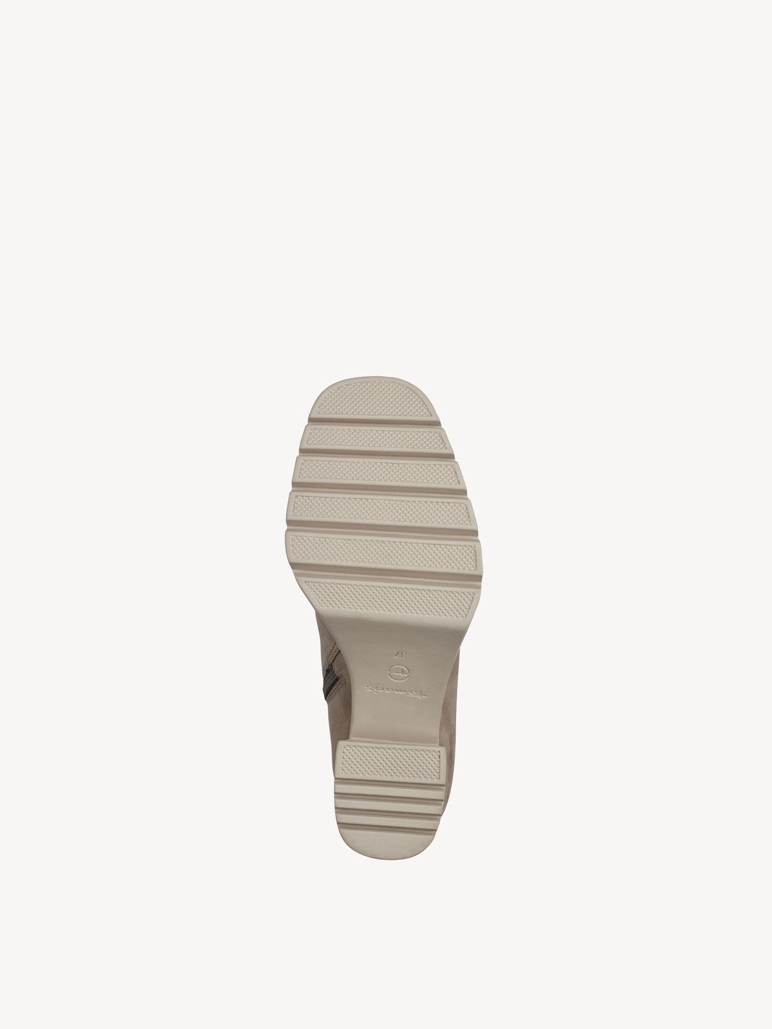 Bottine en cuir - beige
