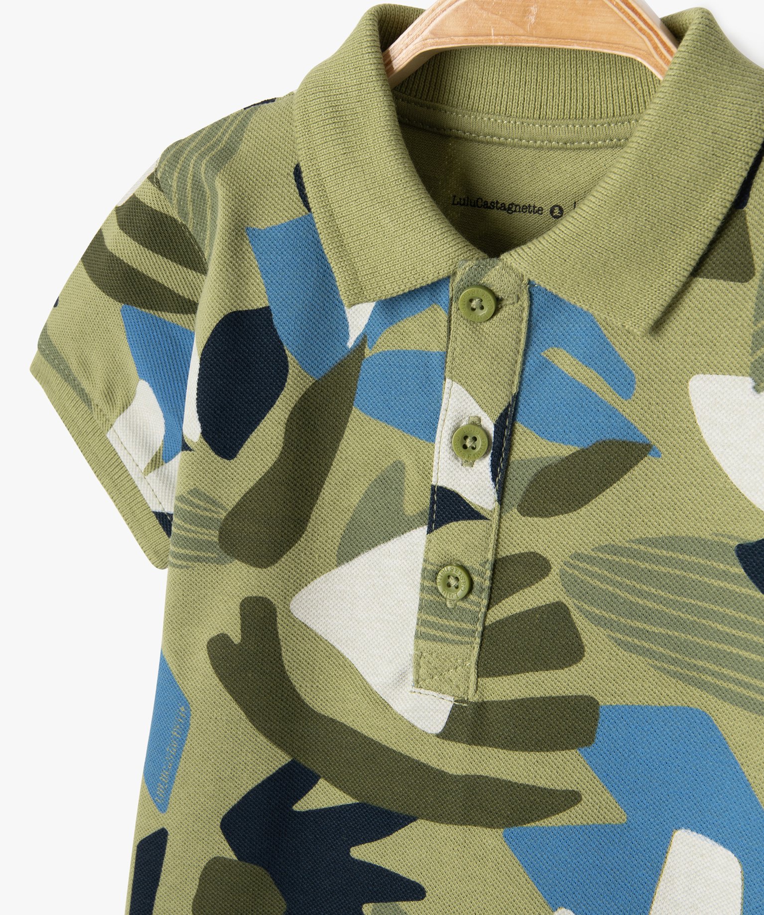 Polo bébé Garçon en maille piquée - LuluCastagnette vert | GEMO